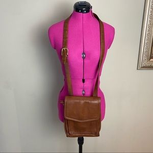 Vintage Fossil Classic Crossbody Brown Purse